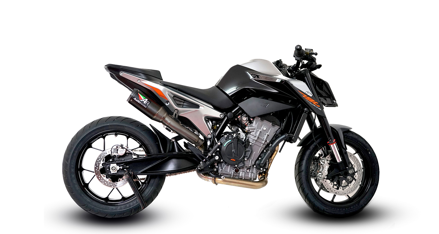 KTM DUKE 790 890 2018 SLIP ON DECAT SYSTEMS Austin Racing Exhausts Australia