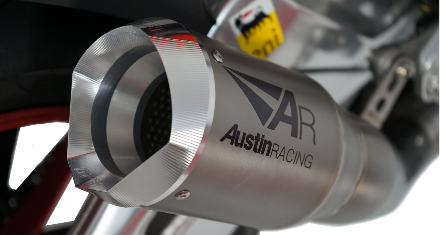 Austin racing exhaust on sale for ninja 300
