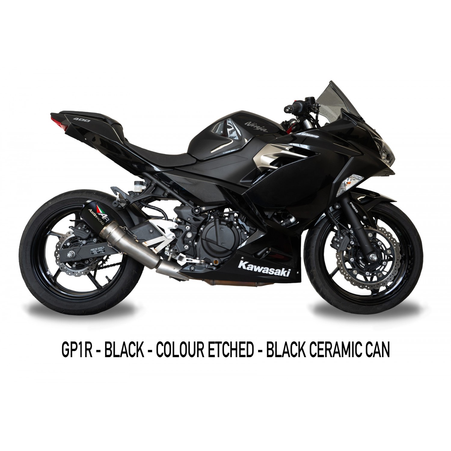 Austin racing exhaust on sale for ninja 300